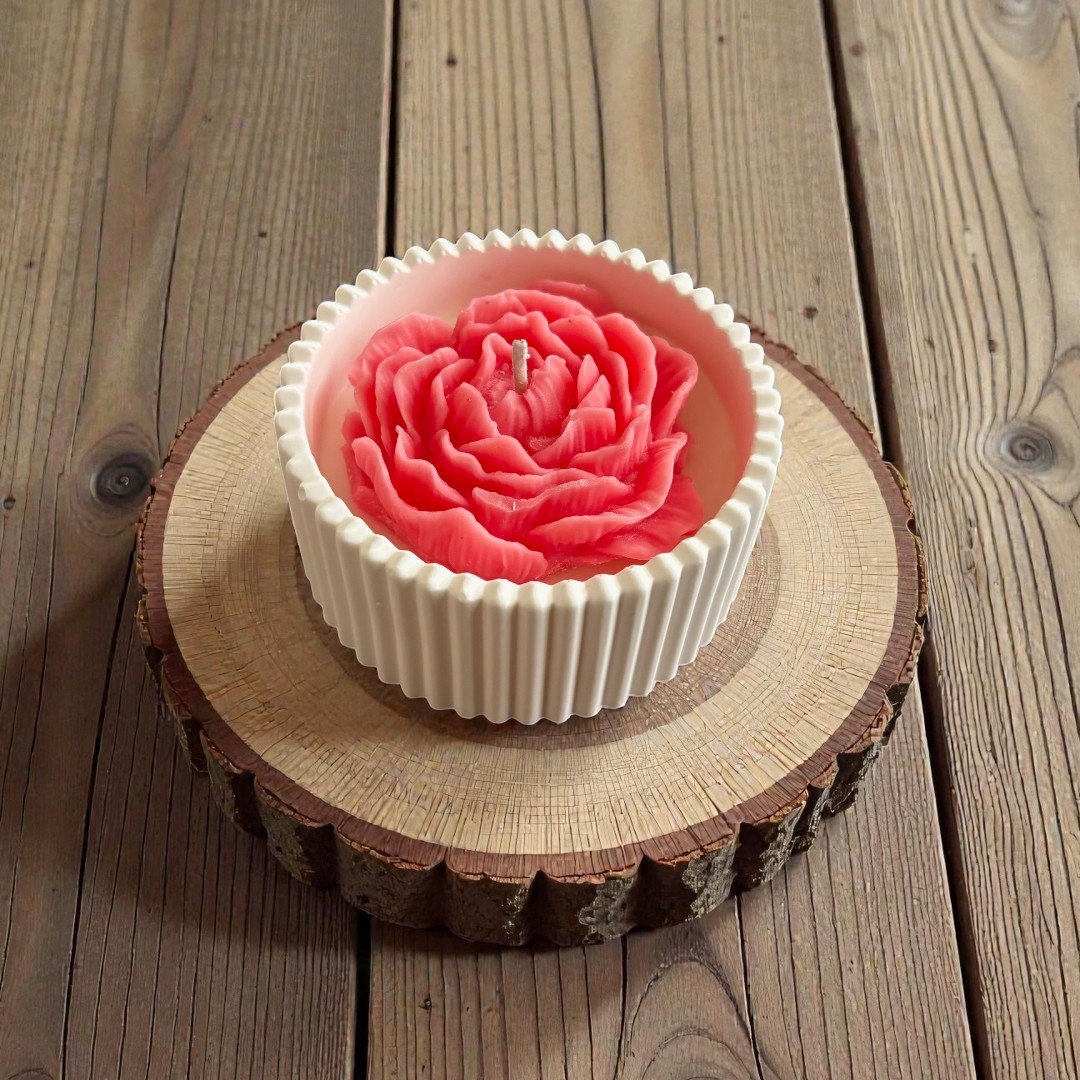 Artisan gathering bowl candle